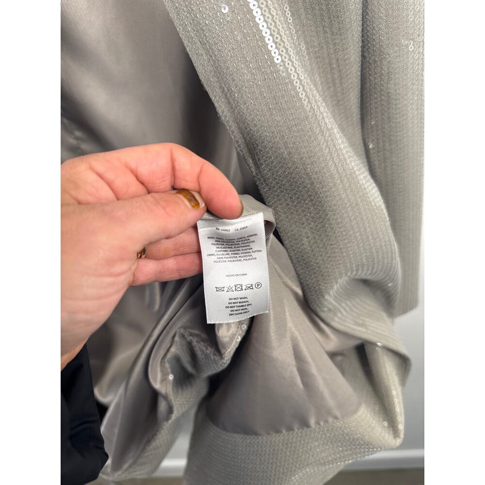 Mare Mare x Anthropologie Sequin Longline Blazer Jacket, XS - Picture 4 of 8
